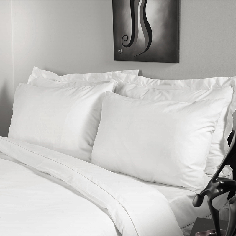 4PCs Hotel Bedding Collection Cottonus Alba 350TC patet Sateen