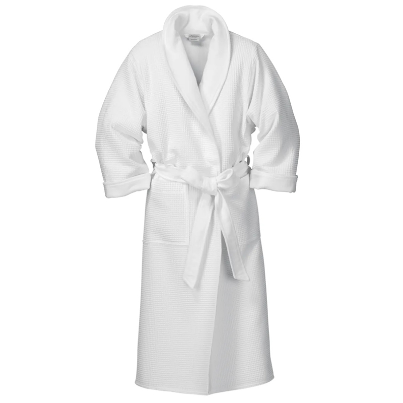 C% Cottonus Alba 400gsm duplex layer Terry Waffle Bathrobe pro deversorium