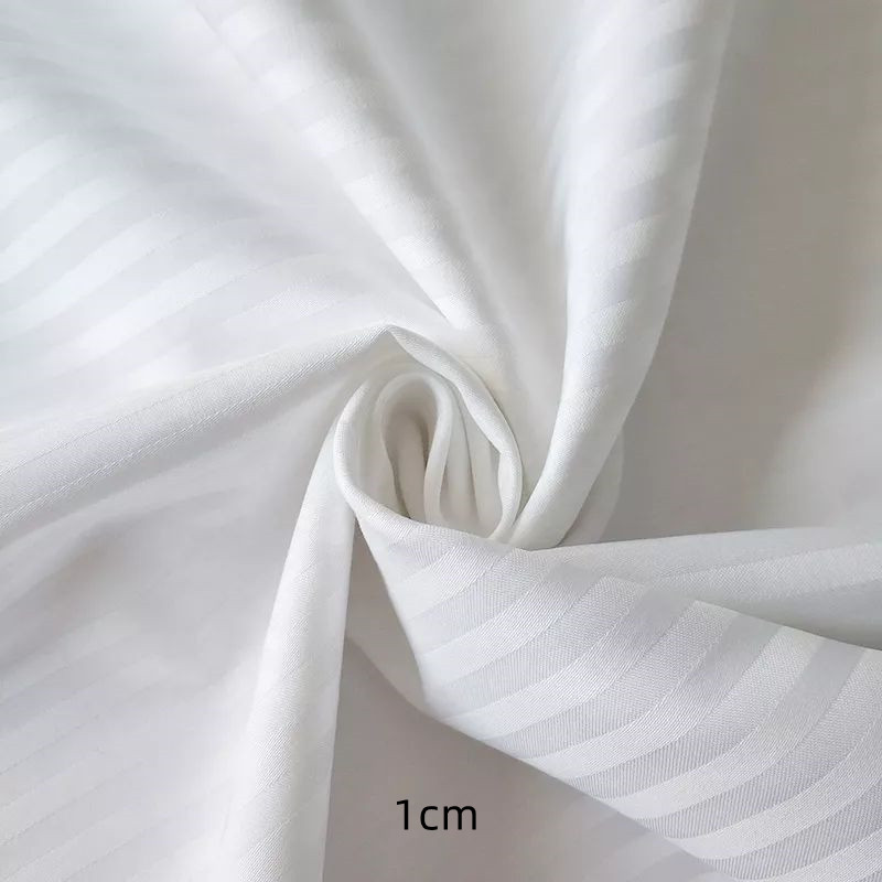 Cottonus Alba Sateen Striata C 250t Hotel Textile fabricae Cottonus Alba Sateen Striata C 250t Hotel Textile fabricae